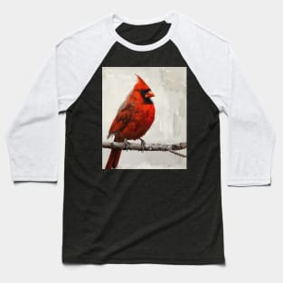 Cardinal Bird Inspired Collection Baseball T-Shirt